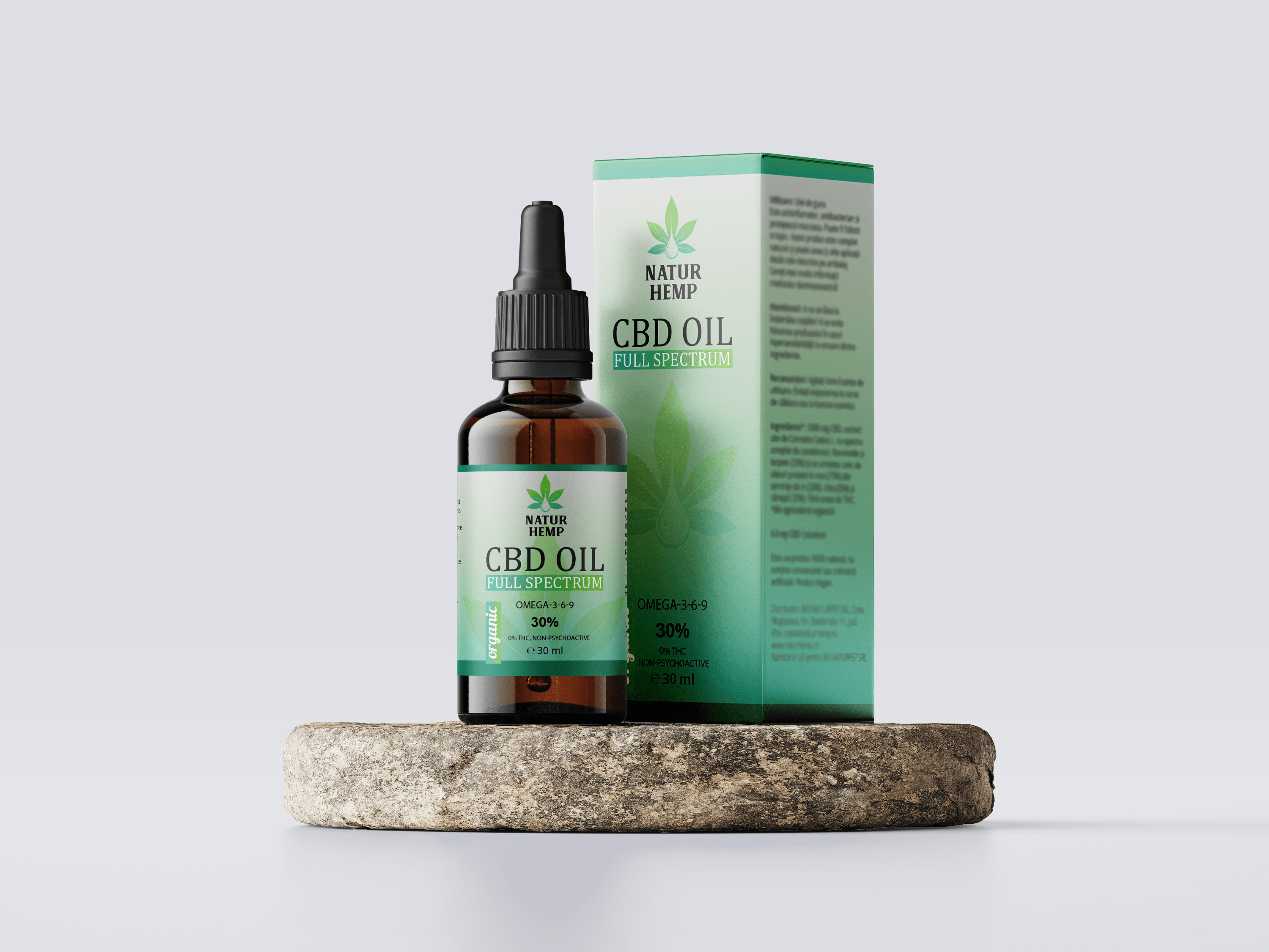 NATUR HEMP, ULEI CBD 30% ORGANIC, 30 ML