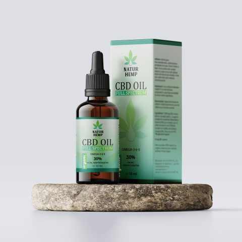 NATUR HEMP, ULEI CBD 30% ORGANIC, 10 ML