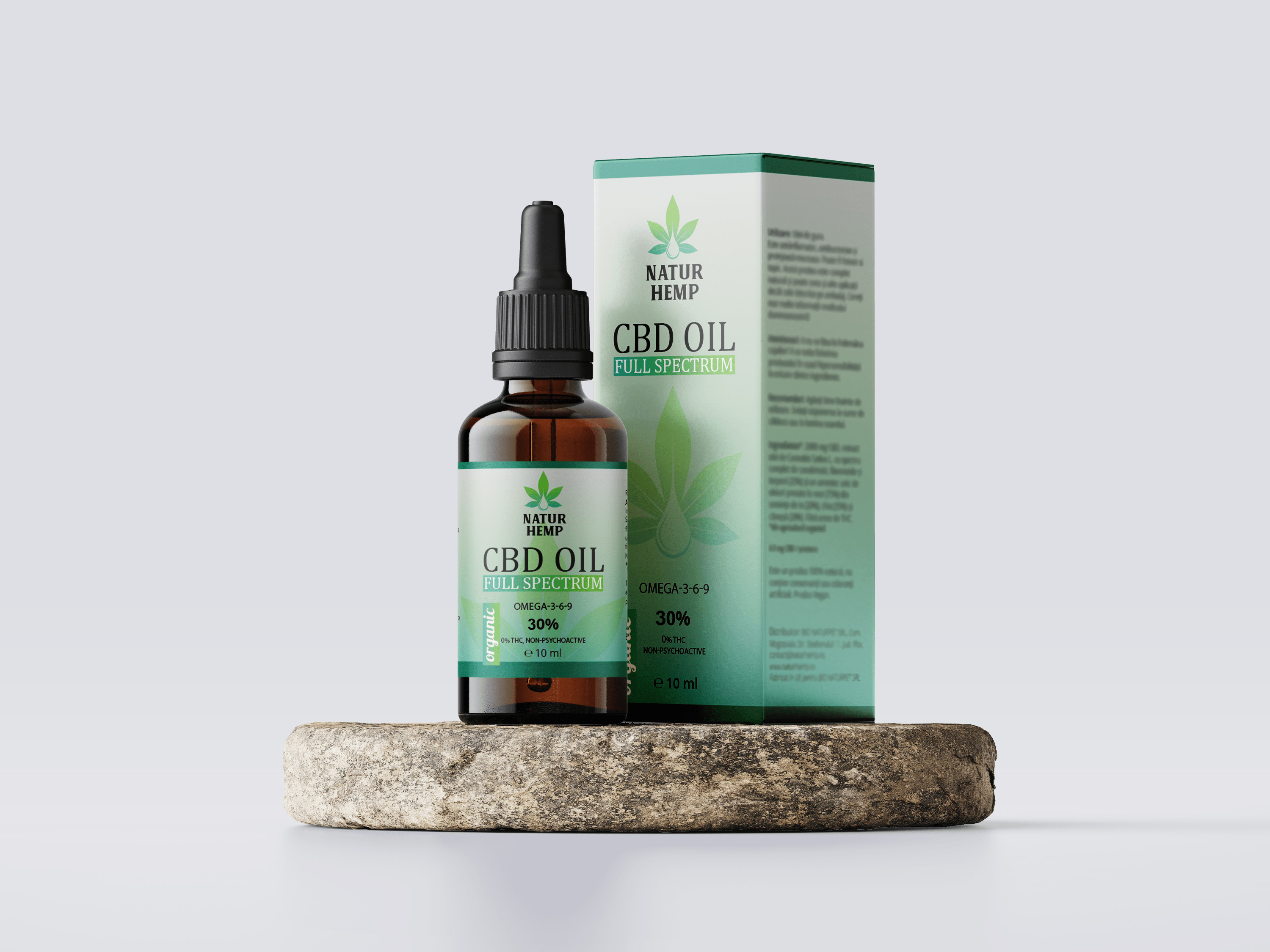 NATUR HEMP, ULEI CBD 30% ORGANIC, 10 ML