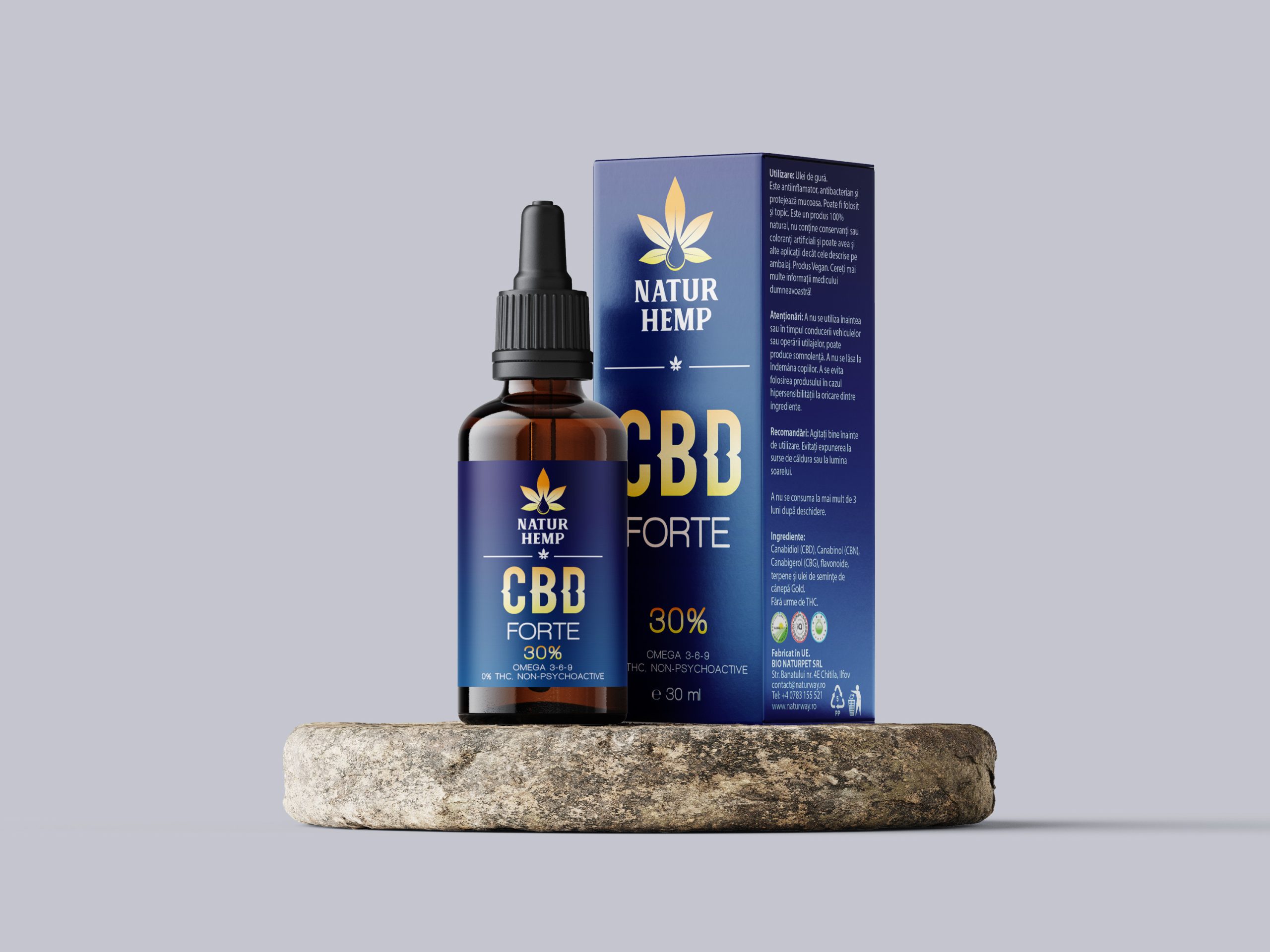 NATUR HEMP, CBD FORTE 30%, 30 ML - imagine 3